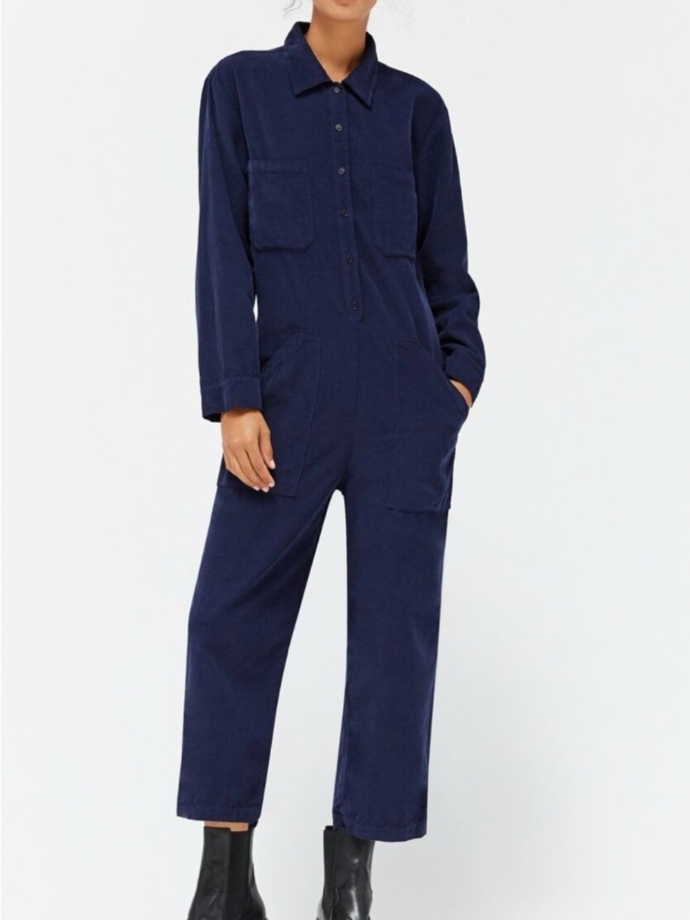 LACAUSA Navy Utility Jumpsuit
